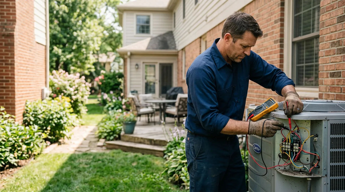 HVAC technician working near Churchville, MD